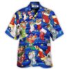 Socks Christmas Tree Merry Xmas Seasons Of Joy - Hawaiian Shirt