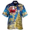 Christmas Tree Blue Style - Gift For Men And Women - Hawaiian Shirt