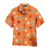 Orange Ukulele Hawaiian Shirt For Men & Women