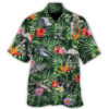 Starwars Space Ships Tropical Forest - Hawaiian Shirt For Men, Women, Kids