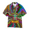 Hippie Peace Love Music Hawaiian Shirt For Men & Women