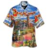 Christmas Santa Shine Like A Lighthouse - Hawaiian Shirt