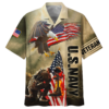 Navy Soldiers And Guns Veteran U.S - Hawaiian Shirt