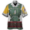 Star Wars Boba Fett Cosplay Costume - Hawaiian Shirt SWHS05