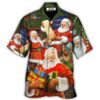 Christmas Santa Claus Art Style - Christmas Gift - Hawaiian Shirt