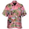 SW Cartoon Baby Yoda Pink - Hawaiian Shirt