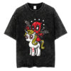 2 guns 1 Merc 1 Unicorn Deadpool T-shirt