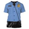 Police Style T-shirt, Costume T-shirt