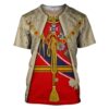 Edward VII T-shirt, Costume T-shirt