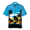 Cat Love Sunset Hawaiian Shirt