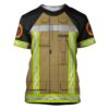 Personalized Firefighter T-shirt, Costume T-shirt