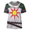 Dark Souls Solaire Of Astora T-shirt 3D For Men & Women