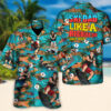 Waterskiing Ski Dad Just Like Regular Dad But Much Cooler Lover Hawaiian Shirt