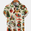 Greeting Christmas Retro Vintage Style - Hawaiian Shirt