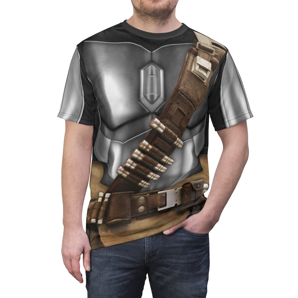 Steel Mandalorian Armor T-shirt, Mandalorian Costume, Halloween Costume