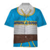 Princess Zelda Attire - Costume Cosplay Hawaiian Shirt ZDHS05