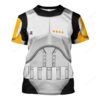 Star Wars Clone Trooper Commander T-shirt, Costume T-shirt SWHS67