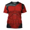 Star Wars Imprerial Crimson Stormtrooper T-shirt, Costume T-shirt SWHS65