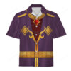 Astor Attire Dark Purple - Costume Cosplay Hawaiian Shirt ZDHS66