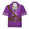 Purple Link Attire Costume Cosplay - Hawaiian Shirt ZDHS48