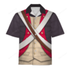 US Infantry-8th Continental Regiment-1783 Uniform Cosplay Costume - Hawaiian Shirt