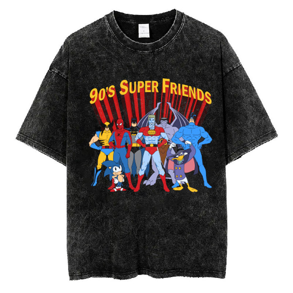 90s Super Friends Wolverine T-shirt