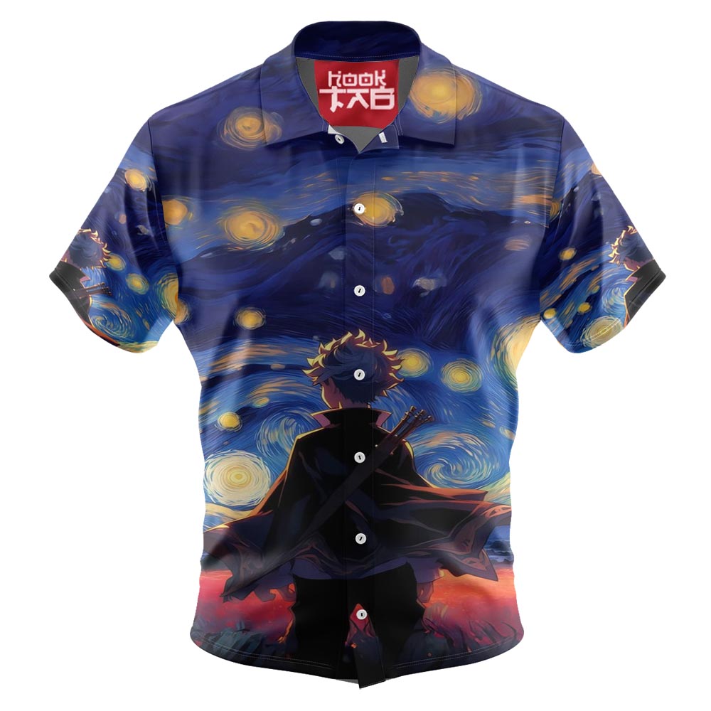 Anime Van Gogh Hawaiian Shirt