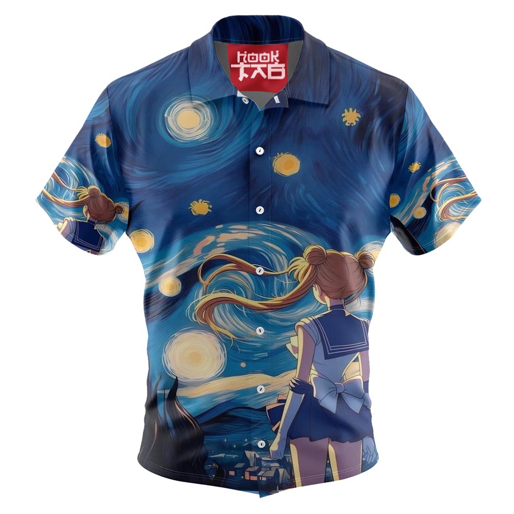 Anime Van Gogh Hawaiian Shirt