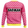 Vegeta Pink Badman DBZ Ugly Christmas Sweater