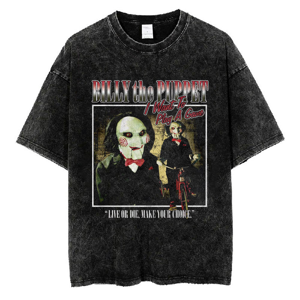 Billy the Puppet T-Shirt, Saw T-Shirt, Halloween T-Shirt