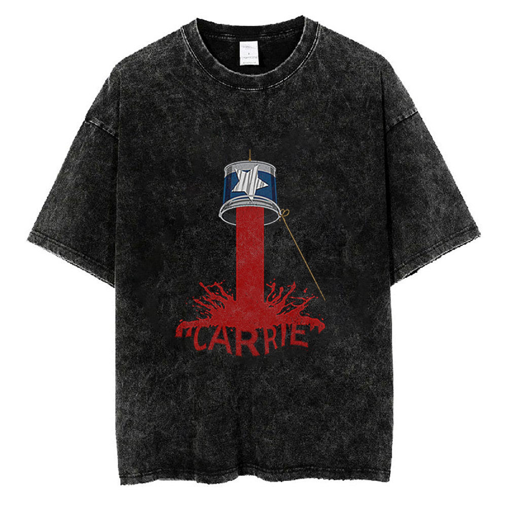 Bucket of Blood Carrie T-Shirt, Carrie T-Shirt, Halloween T-Shirt