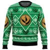 Christmas Green Ranger Power Rangers Ugly Christmas Sweater