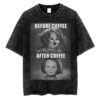 Chucky Before And After Coffee Child's Play T-Shirt, Chucky T-Shirt, Halloween T-Shirt