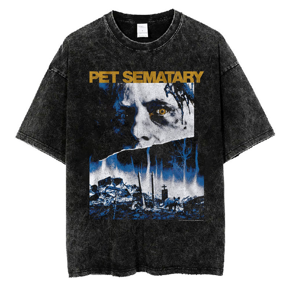 Classic Poster Pet Sematary T-Shirt, Halloween T-shirt