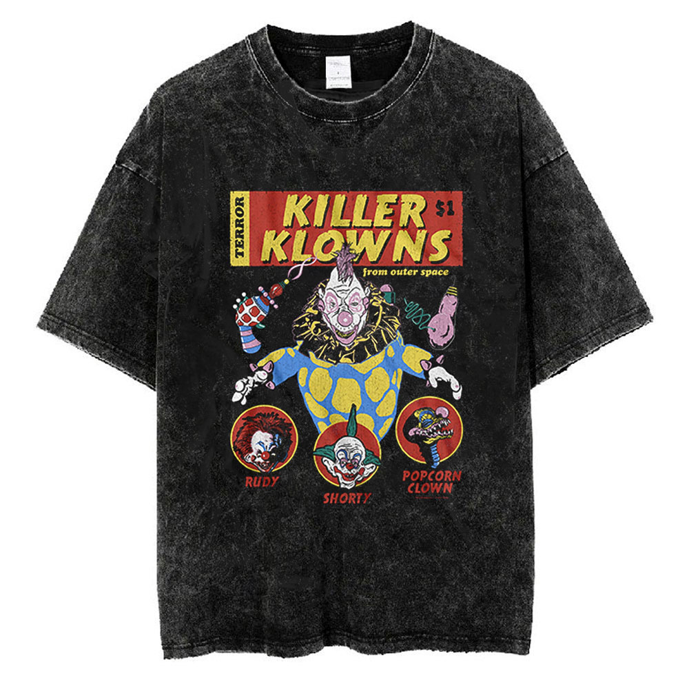 Comic Book Cover Killer Klowns From Outer Space T-Shirt, Halloween T-shirt