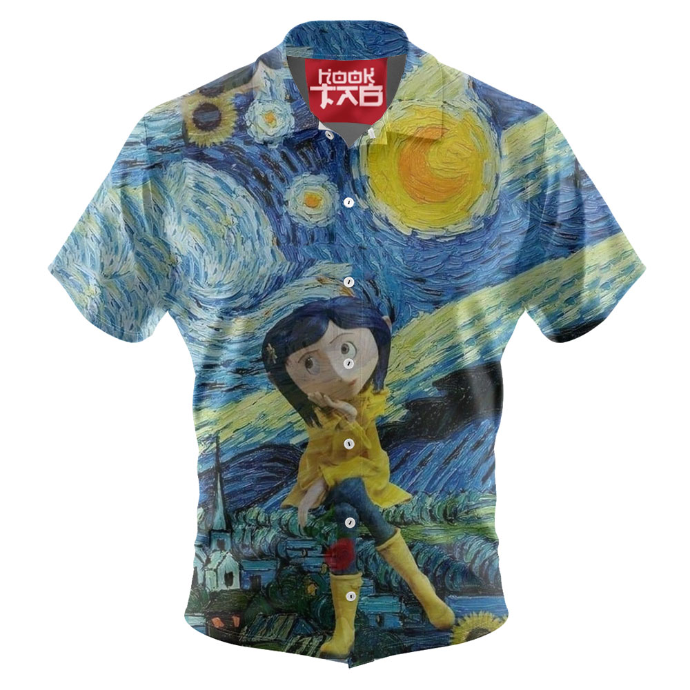 Coraline Hawaiian Shirt, Halloween Hawaiian Shirt