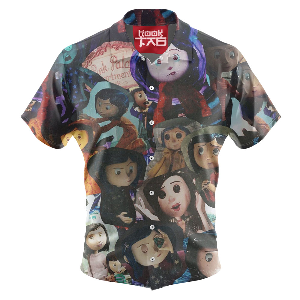 Coraline Hawaiian Shirt, Halloween Hawaiian Shirt