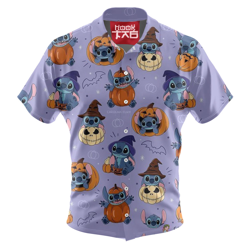 Stitch Halloween Hawaiian Shirt, Lilo & Stitch Hawaiian Shirt, Disney Halloween Hawaiian Shirt, Halloween Hawaiian Shirt