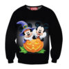 Mickey and Minnie Halloween Sweatshirt, Disney Halloween Sweatshirt, Halloween Sweatshirt