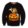 Donald Duck Halloween Sweatshirt, Disney Halloween Sweatshirt, Halloween Sweatshirt