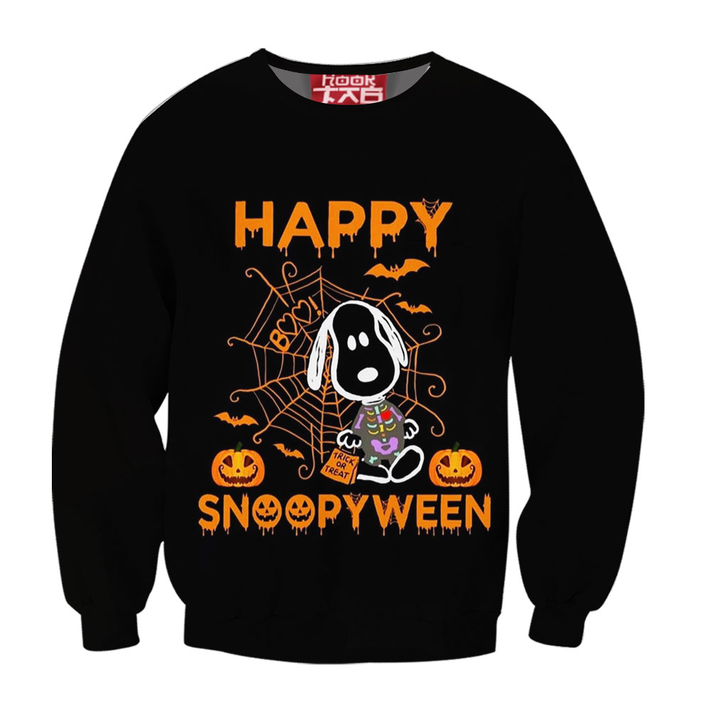 Snoopy Happy Snoopyween Halloween Sweatshirt, Disney Halloween Sweatshirt, Halloween Sweatshirt