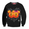 Mickey and Minnie Pumpkin Halloween Sweatshirt, Disney Halloween Sweatshirt, Halloween Sweatshirt