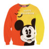 Mickey Mouse Happy Halloween Sweatshirt, Disney Halloween Sweatshirt, Halloween Sweatshirt