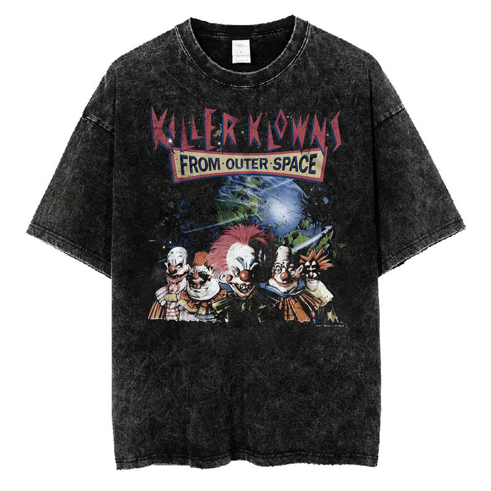 Distressed Killer Klowns From Outer Space T-Shirt, Halloween T-shirt