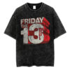 Distressed Logo T-shirt, Friday the 13th T-Shirt, Halloween T-shirt