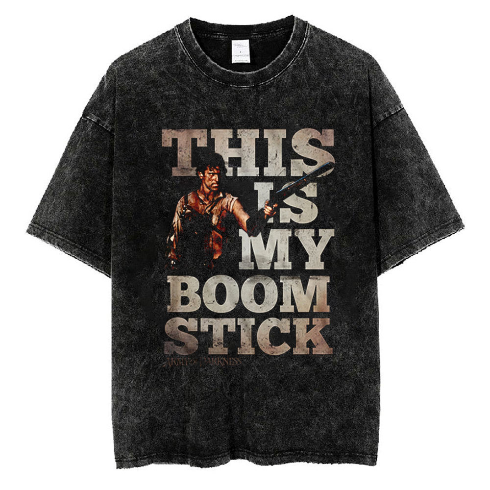 Distressed This Is My Boom Stick Army Of Darkness T-Shirt, Halloween T-shirt