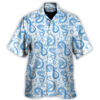 DnD Blue Dragon And White - Hawaiian Shirt