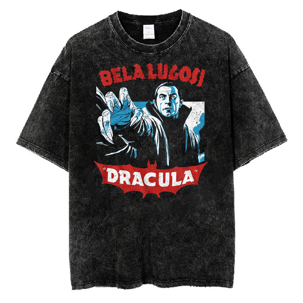 Dracula Illustration Bela Lugosi T-Shirt, Dracula T-shirt, Halloween T-shirt