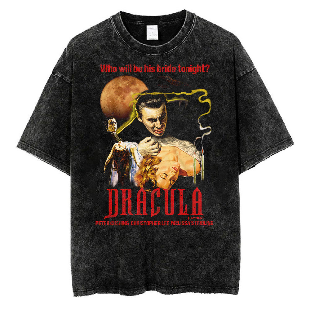 Dracula Poster Hammer Films T-Shirt, Dracula T-shirt, Halloween T-shirt