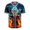 Goku Blue Baseball Jersey, Dragon Ball Z Baseball Jersey